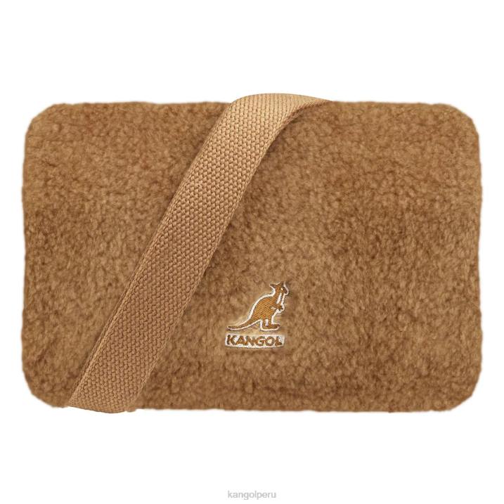 bandolera cuadrada bichón ii unisexo Kangol accesorios marrón B4VR985