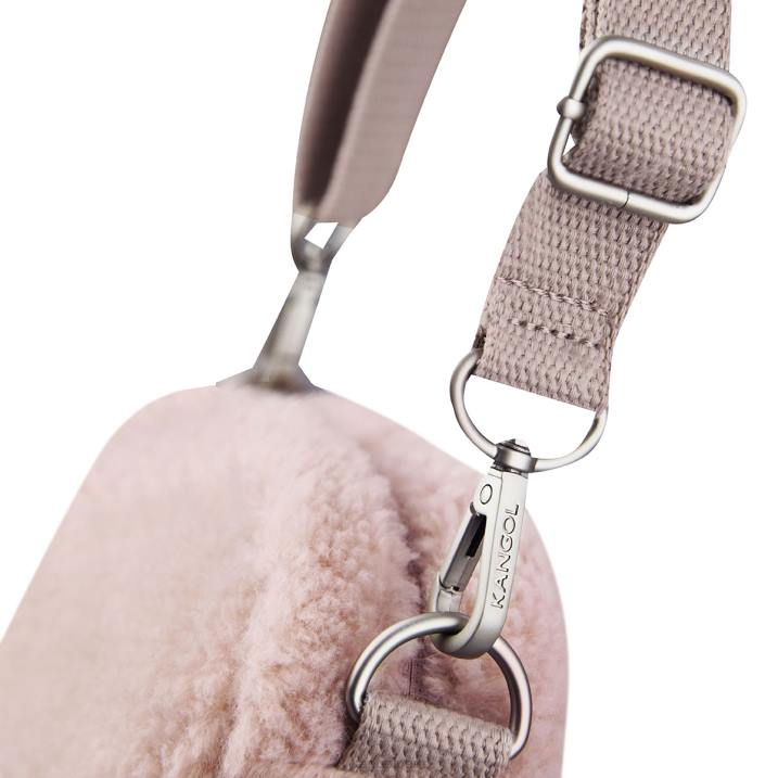 bandolera cuadrada bichón ii unisexo Kangol accesorios rosa B4VR987