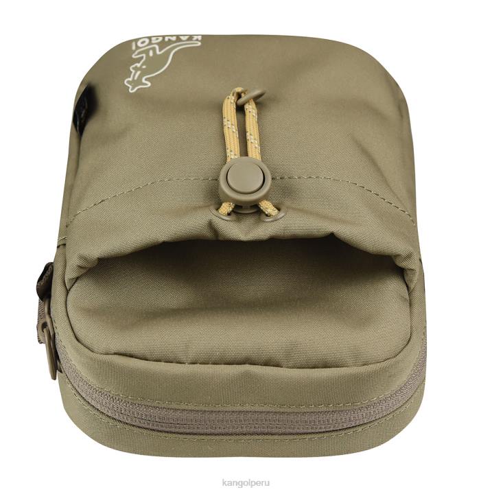 bolsa cruzada ligera de fin de semana unisexo Kangol accesorios beige B4VR949