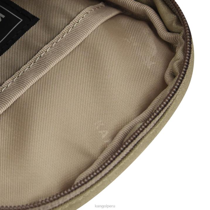bolsa cruzada ligera de fin de semana unisexo Kangol accesorios beige B4VR949
