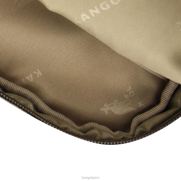 bolsa cruzada ligera de fin de semana unisexo Kangol accesorios beige B4VR949
