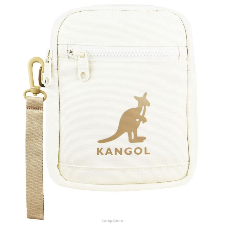 bolsa cruzada lineal ii unisexo Kangol accesorios Marfil B4VR944