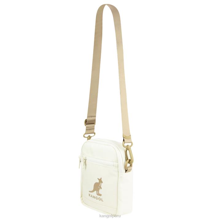 bolsa cruzada lineal ii unisexo Kangol accesorios Marfil B4VR944
