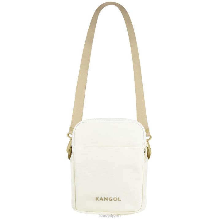 bolsa cruzada lineal ii unisexo Kangol accesorios Marfil B4VR944