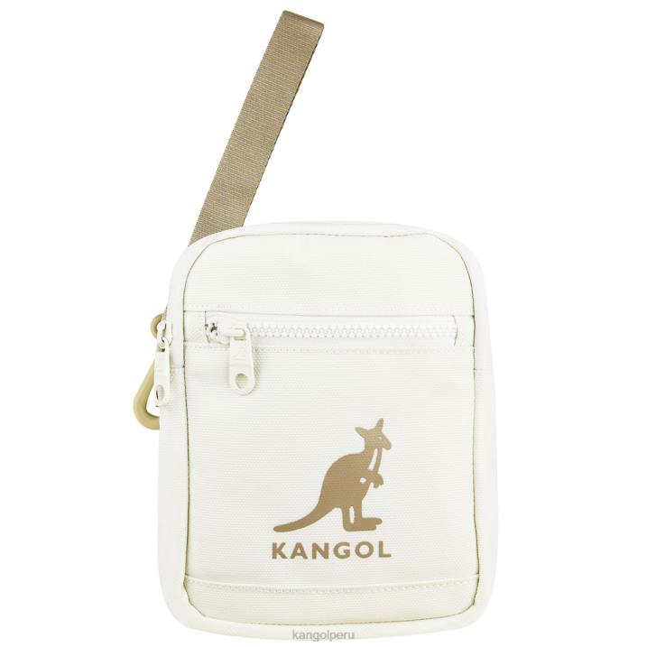 bolsa cruzada lineal ii unisexo Kangol accesorios Marfil B4VR944