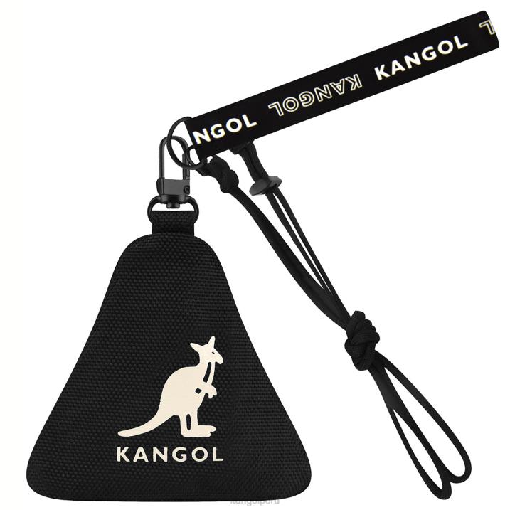 dije para bolsa con triángulo gear i unisexo Kangol accesorios negro B4VR1265