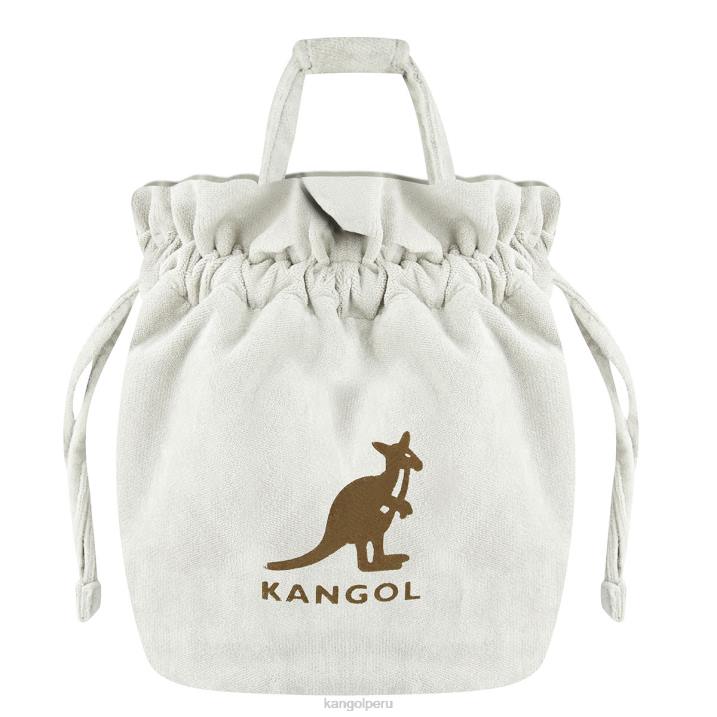 bolsa de terciopelo con cordón unisexo Kangol accesorios Marfil B4VR992
