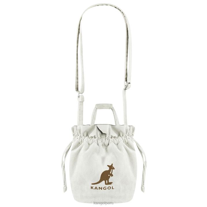 bolsa de terciopelo con cordón unisexo Kangol accesorios Marfil B4VR992