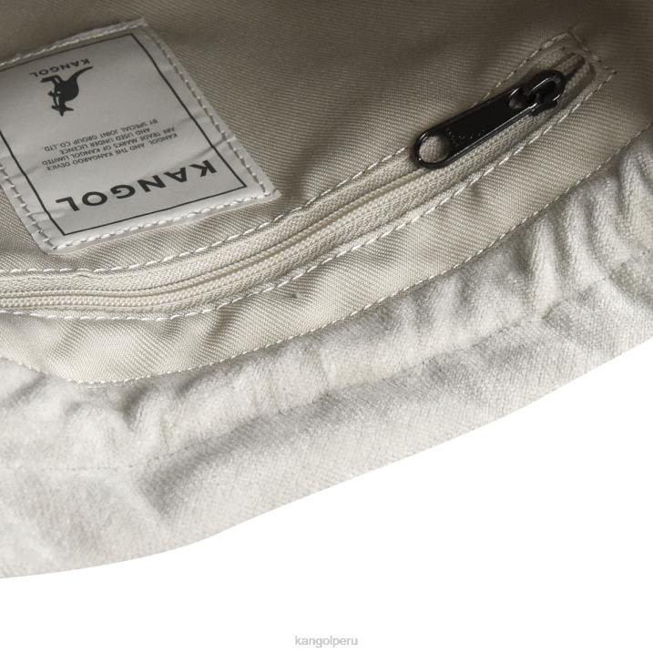 bolsa de terciopelo con cordón unisexo Kangol accesorios Marfil B4VR992