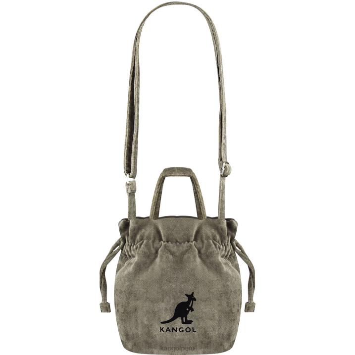 bolsa de terciopelo con cordón unisexo Kangol accesorios marrón B4VR991