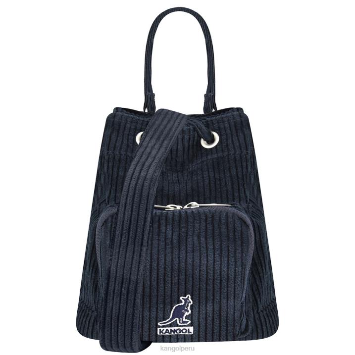 bolso bombonera con cordón en V unisexo Kangol accesorios Armada B4VR978