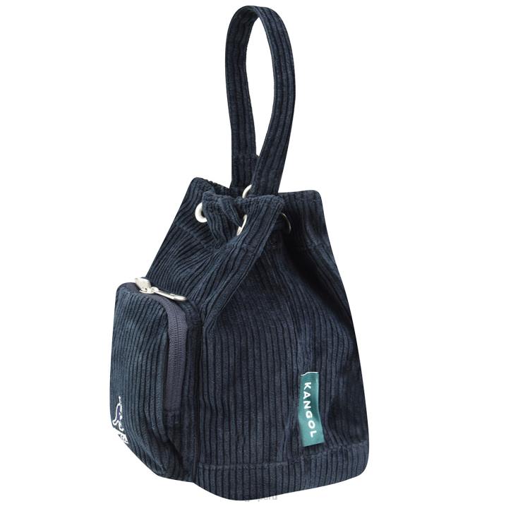 bolso bombonera con cordón en V unisexo Kangol accesorios Armada B4VR978