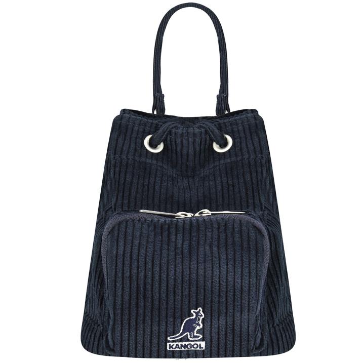bolso bombonera con cordón en V unisexo Kangol accesorios Armada B4VR978