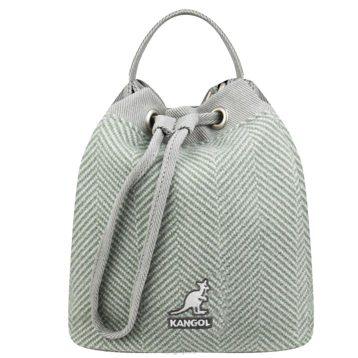 bolso bombonera con diseño de espiga unisexo Kangol accesorios menta B4VR981