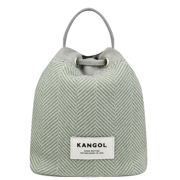 bolso bombonera con diseño de espiga unisexo Kangol accesorios menta B4VR981