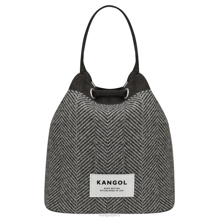 bolso bombonera con diseño de espiga unisexo Kangol accesorios menta B4VR981