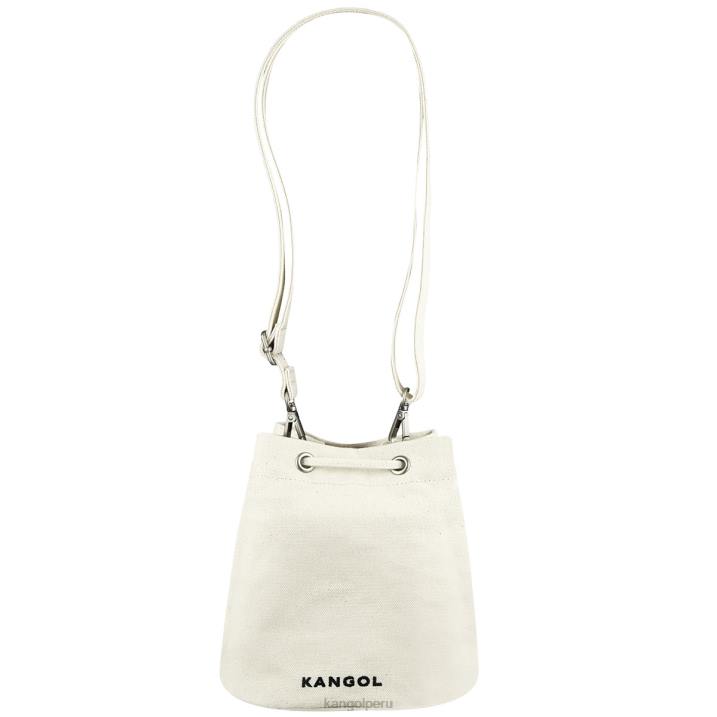 bolso bombonera de lona Lucky unisexo Kangol accesorios Marfil B4VR940