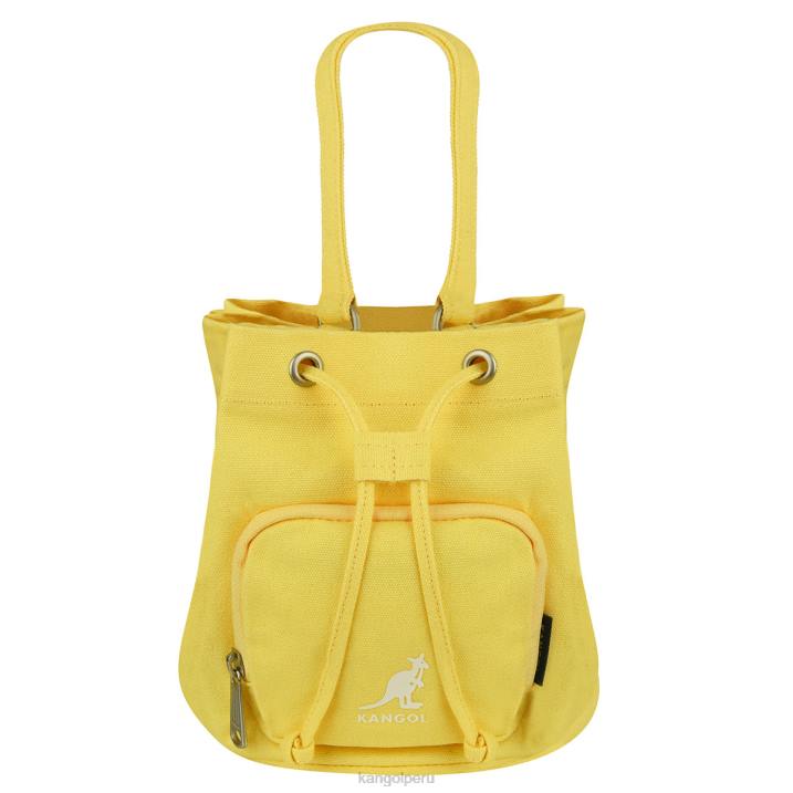 bolso bombonera de lona Lucky unisexo Kangol accesorios amarillo B4VR942