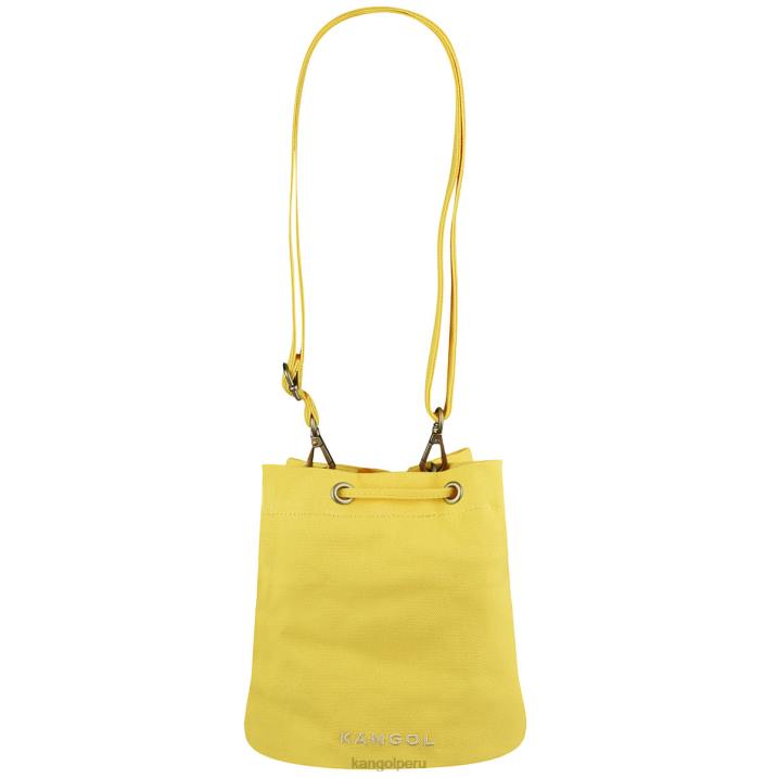 bolso bombonera de lona Lucky unisexo Kangol accesorios amarillo B4VR942