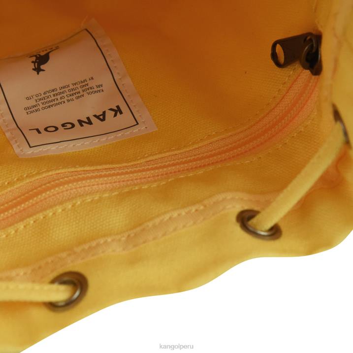 bolso bombonera de lona Lucky unisexo Kangol accesorios amarillo B4VR942