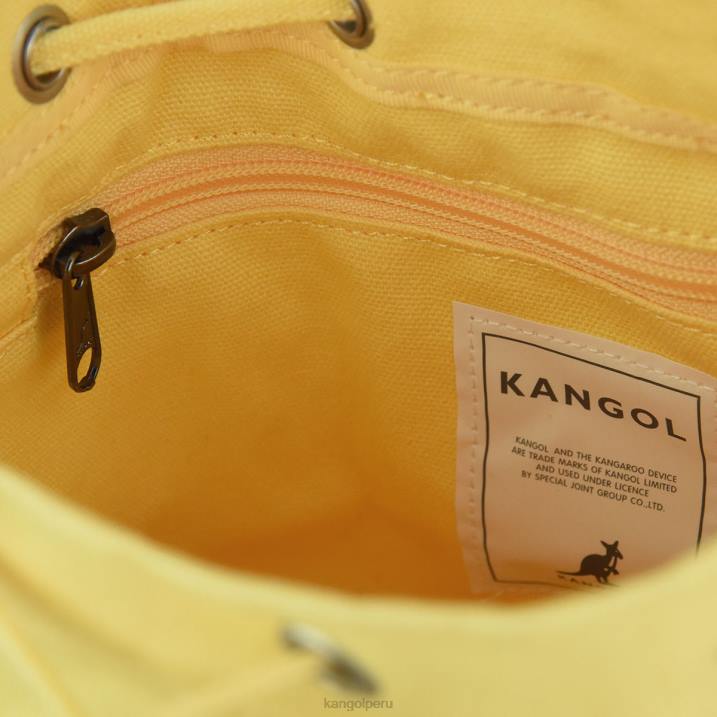 bolso bombonera de lona Lucky unisexo Kangol accesorios amarillo B4VR942