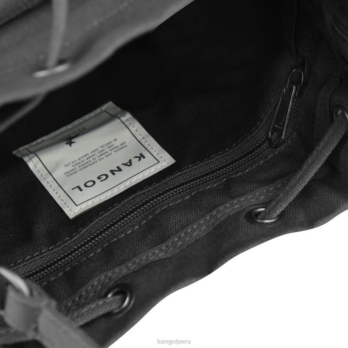 bolso bombonera de lona Lucky unisexo Kangol accesorios negro B4VR939