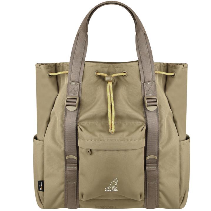 bolso de mano ligero de fin de semana unisexo Kangol accesorios beige B4VR950