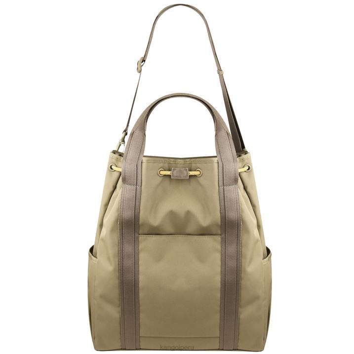 bolso de mano ligero de fin de semana unisexo Kangol accesorios beige B4VR950