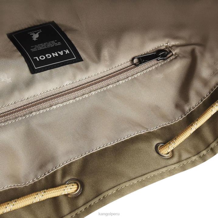 bolso de mano ligero de fin de semana unisexo Kangol accesorios beige B4VR950