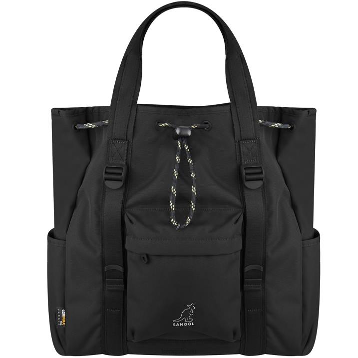 bolso de mano ligero de fin de semana unisexo Kangol accesorios negro B4VR951