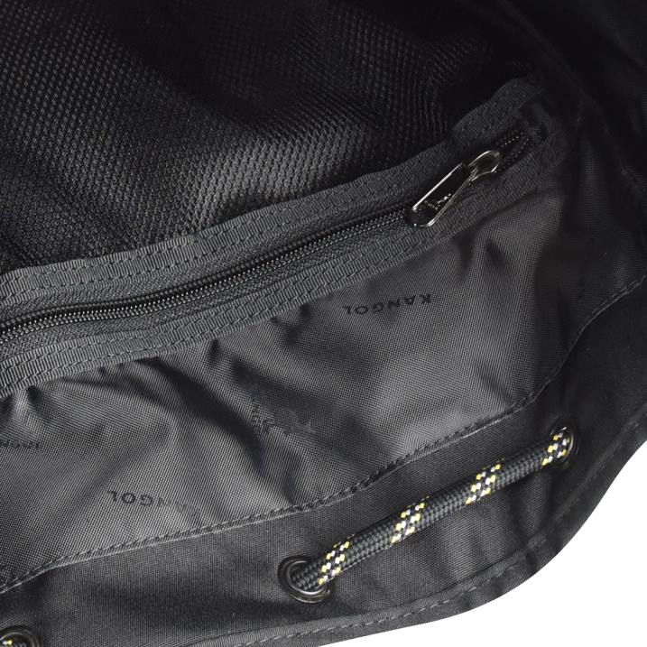bolso de mano ligero de fin de semana unisexo Kangol accesorios negro B4VR951