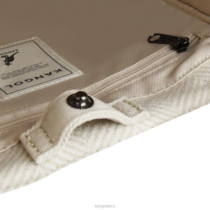 bolso shopper con diseño de espiga unisexo Kangol accesorios Marfil B4VR983