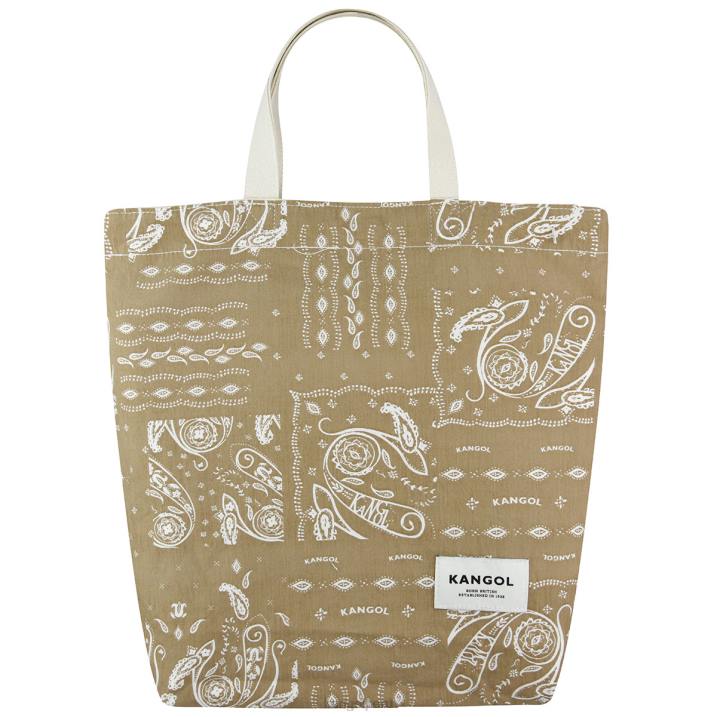 tote reversible con motivo de cachemira unisexo Kangol accesorios Marfil B4VR964
