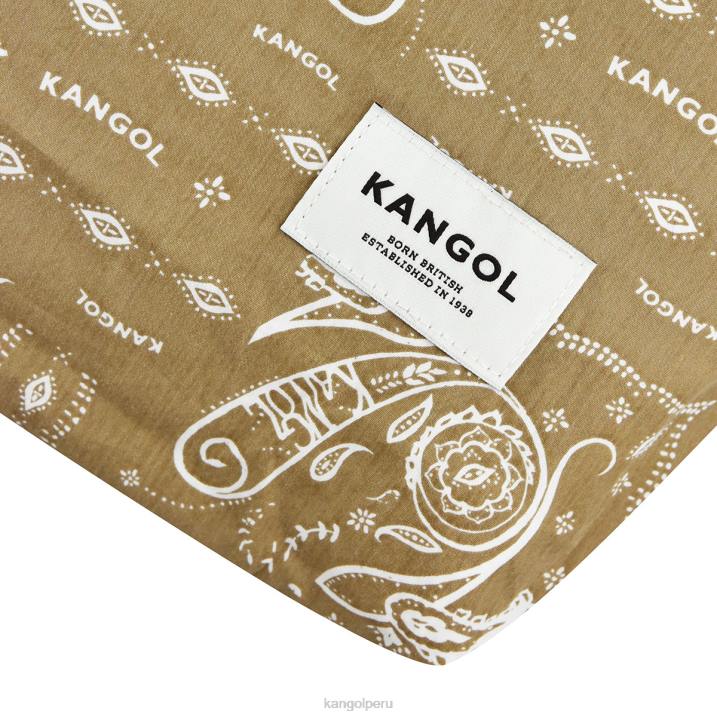 tote reversible con motivo de cachemira unisexo Kangol accesorios Marfil B4VR964