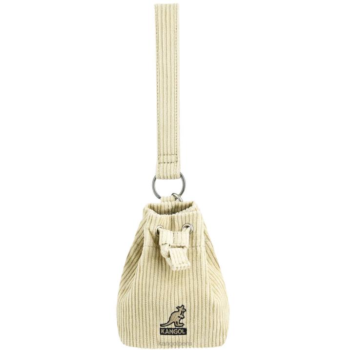 llavero mini saco de pana unisexo Kangol accesorios beige B4VR1245