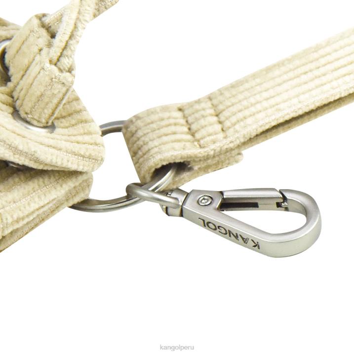 llavero mini saco de pana unisexo Kangol accesorios beige B4VR1245