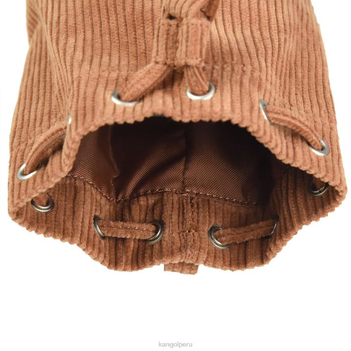 llavero mini saco de pana unisexo Kangol accesorios marrón B4VR1246