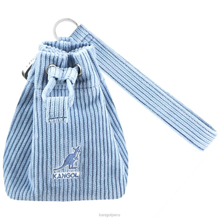 llavero mini saco de pana unisexo Kangol accesorios mezcla azul B4VR1247