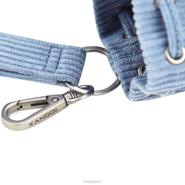 llavero mini saco de pana unisexo Kangol accesorios mezcla azul B4VR1247