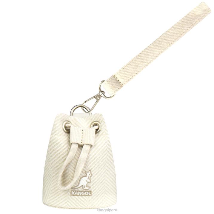 colgante mini con forma de espiga unisexo Kangol accesorios Marfil B4VR1257
