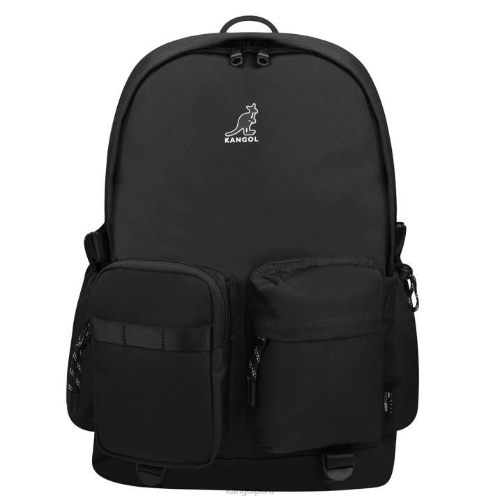 mochila ligera de fin de semana unisexo Kangol accesorios negro B4VR946