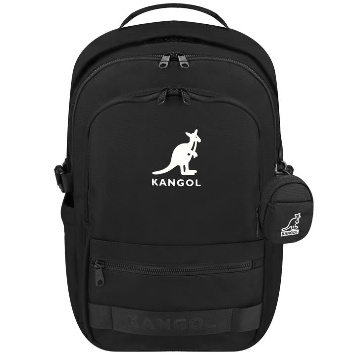 mochila ligera lineal unisexo Kangol accesorios negro B4VR952