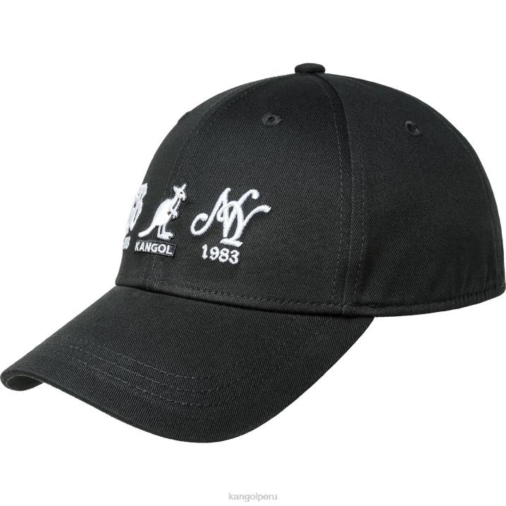 38-83 beisbol ajustado elastico unisexo Kangol accesorios negro B4VR364