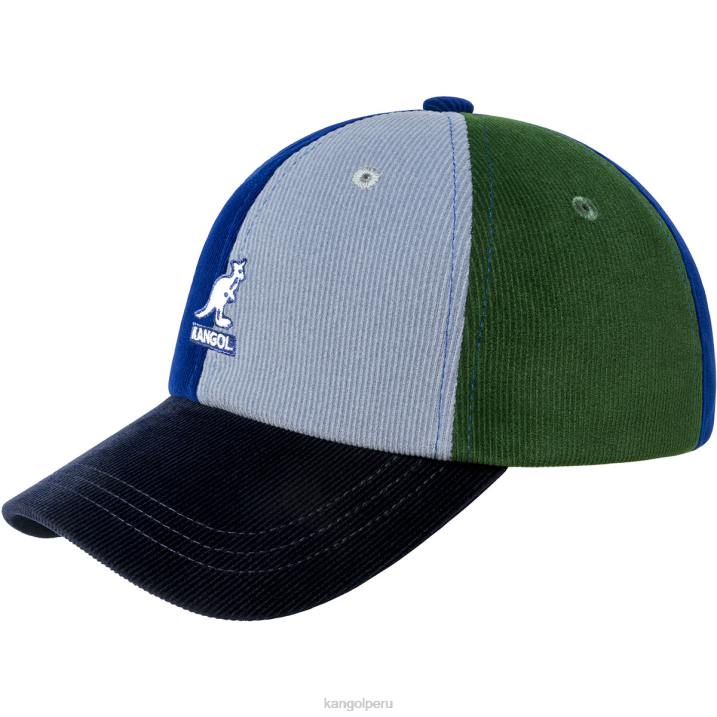 Béisbol con toques de contraste unisexo Kangol accesorios azul oscuro/multi B4VR368
