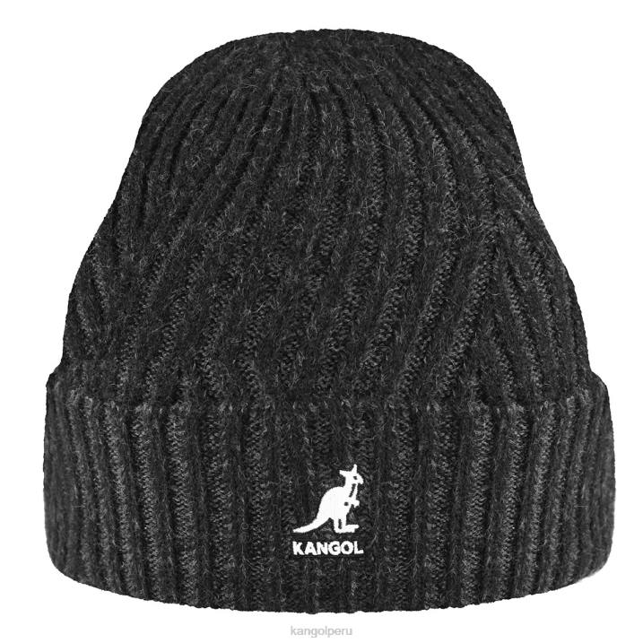 Pull-on de puños de 2 tonos unisexo Kangol accesorios negro/gris oscuro B4VR835
