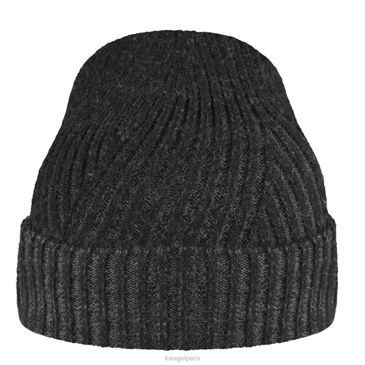 Pull-on de puños de 2 tonos unisexo Kangol accesorios negro/gris oscuro B4VR835