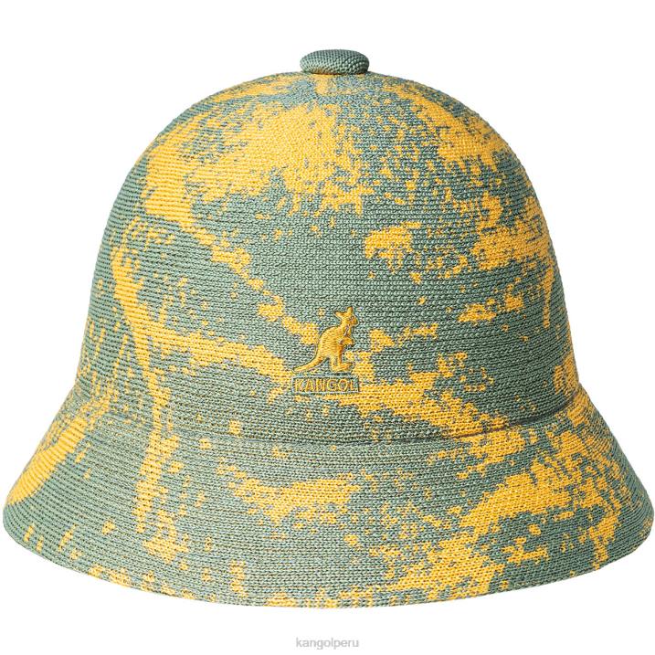 aerógrafo informal unisexo Kangol accesorios verde aceite/albaricoque tibio B4VR653