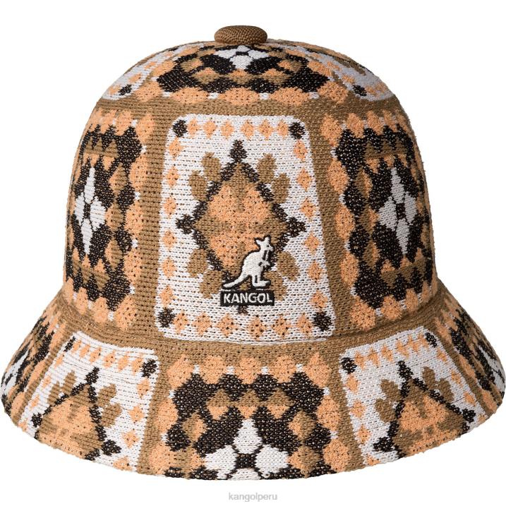 artes y manualidades informales unisexo Kangol accesorios bronceado multi B4VR491