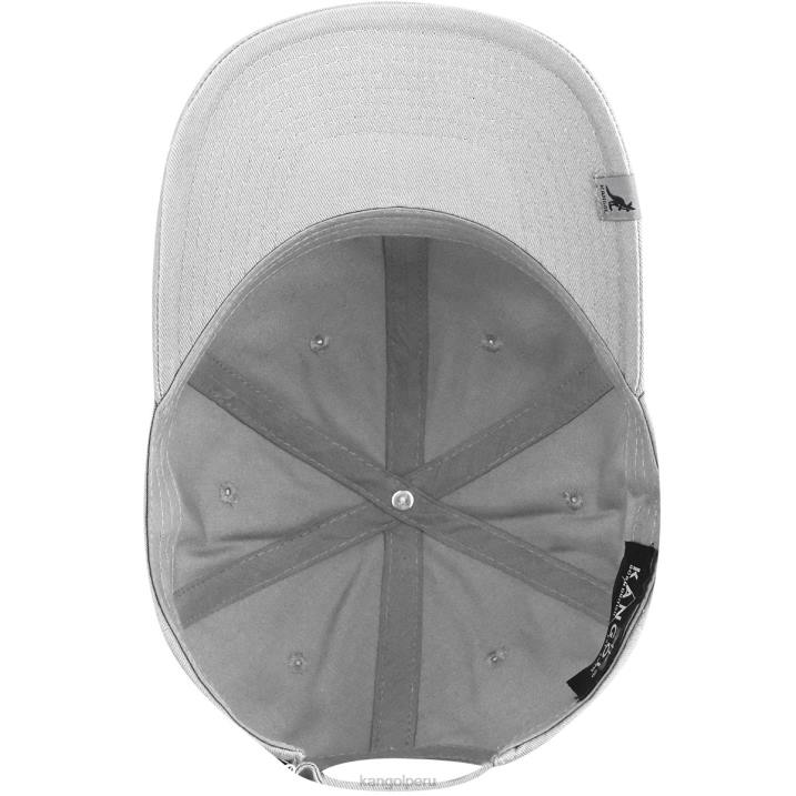 béisbol ajustable de algodón unisexo Kangol accesorios gris B4VR333