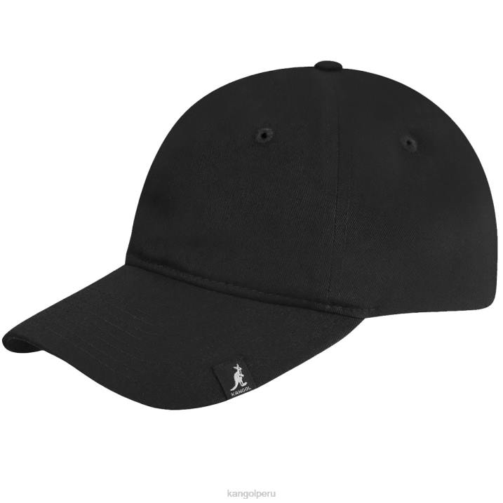 béisbol ajustable de algodón unisexo Kangol accesorios negro B4VR332